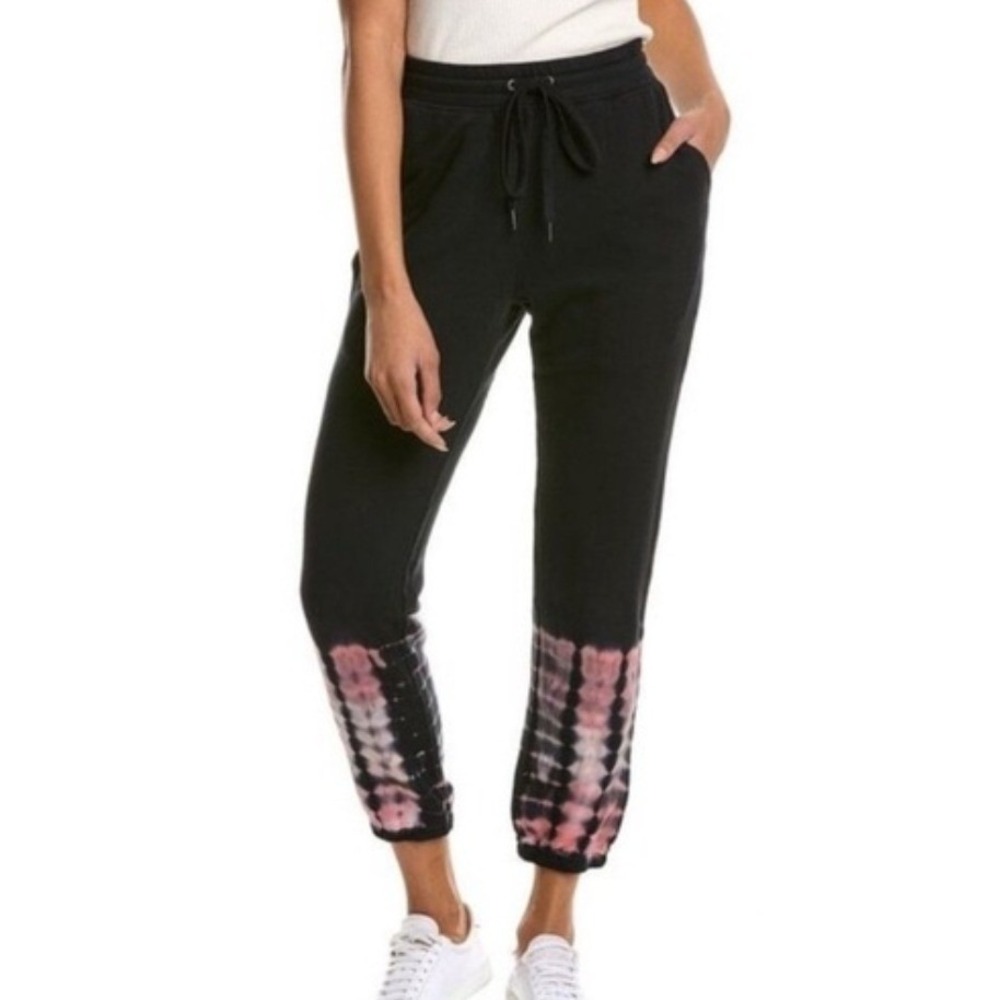 Rails Kingston Black Pink Skeleton Tie Dye Jogger Sweatpants Womens Large